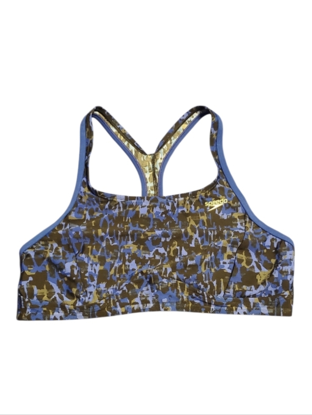 Speedo Endurance Lite Women's Camo Racerback Swim Sports Bra 14
